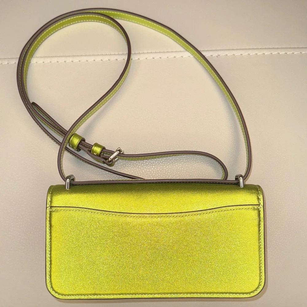 Coach metallic lime